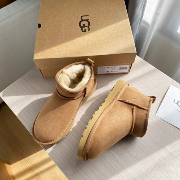 UGG Classic Ultra Mini Boots chestnut - Picture 3 of 7